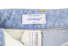 Jeans Bleach Cargo Over Pant