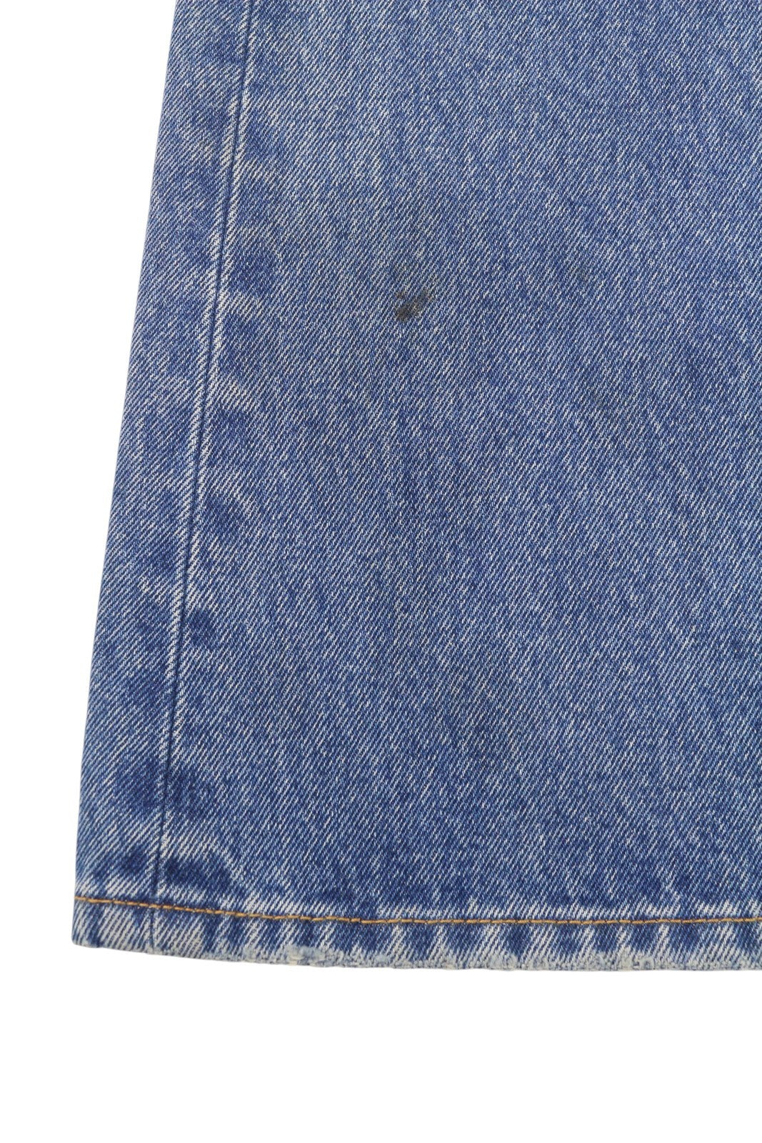 OFF-WHITE Slim Flared 5PKT Women Jeans W26 Blue Faded Bootcut Zip Fly
