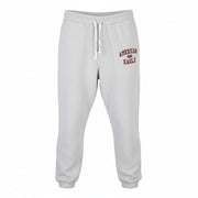 AMERICAN EAGLE OUTFITTERS Men Trousers M Grey Melange Drawstring Sweatpants