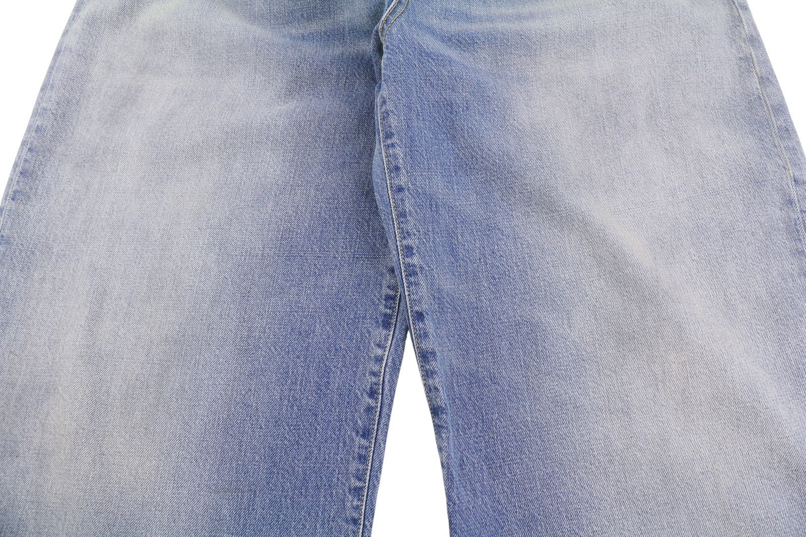 R13 D'Arcy Loose Men Jeans 33 Veiled Blue Whiskered Faded Zip SS25
