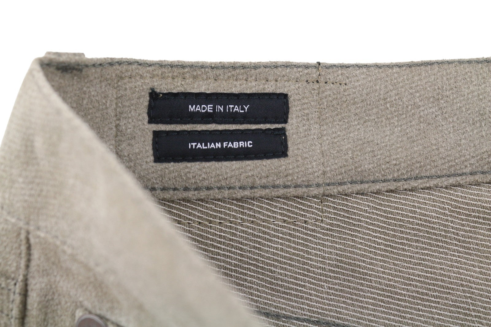 R13 X-BF Women Trousers 29 Beige Hemp Blend Cropped Straight Zip PF25