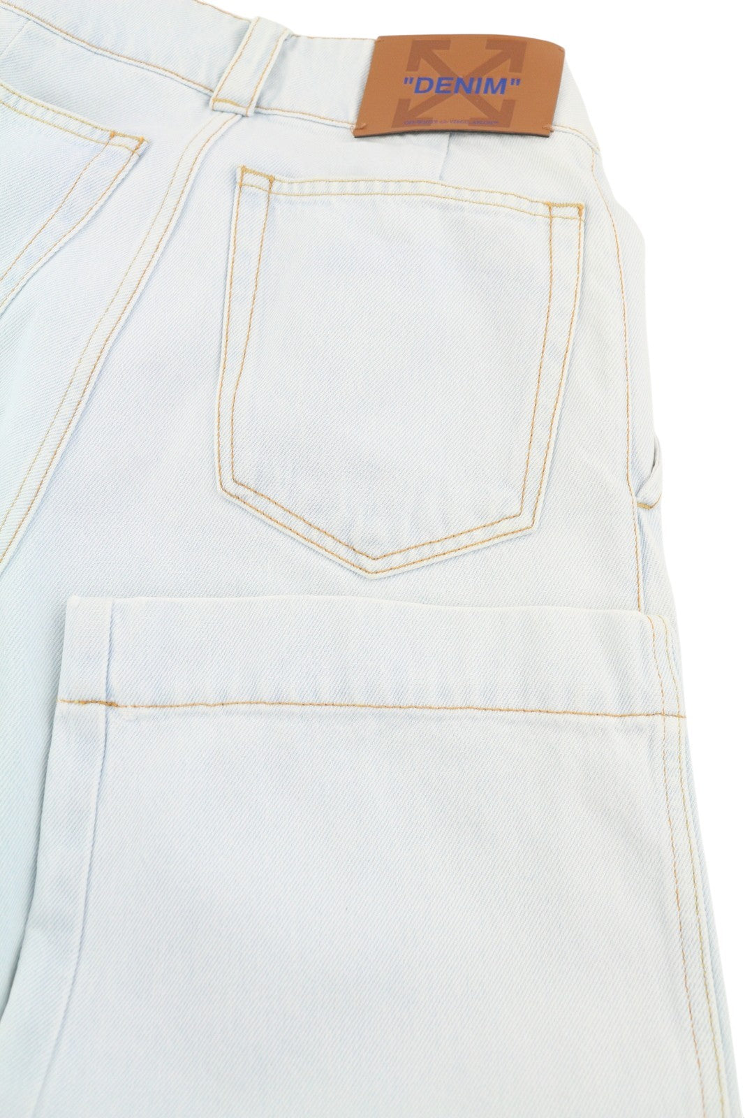 OFF-WHITE c/o VIRGIL ABLOH Bleach Cargo Over Women Jeans W26 Baggy RRP2088