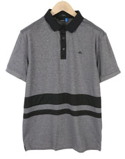 J. LINDEBERG Lucas Slim Fit-Tx Jersey Men Polos XL Grey Short Sleeve Top