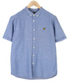 Blue Cotton Button-Up