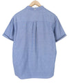 Blue Cotton Button-Up