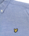 Blue Cotton Button-Up