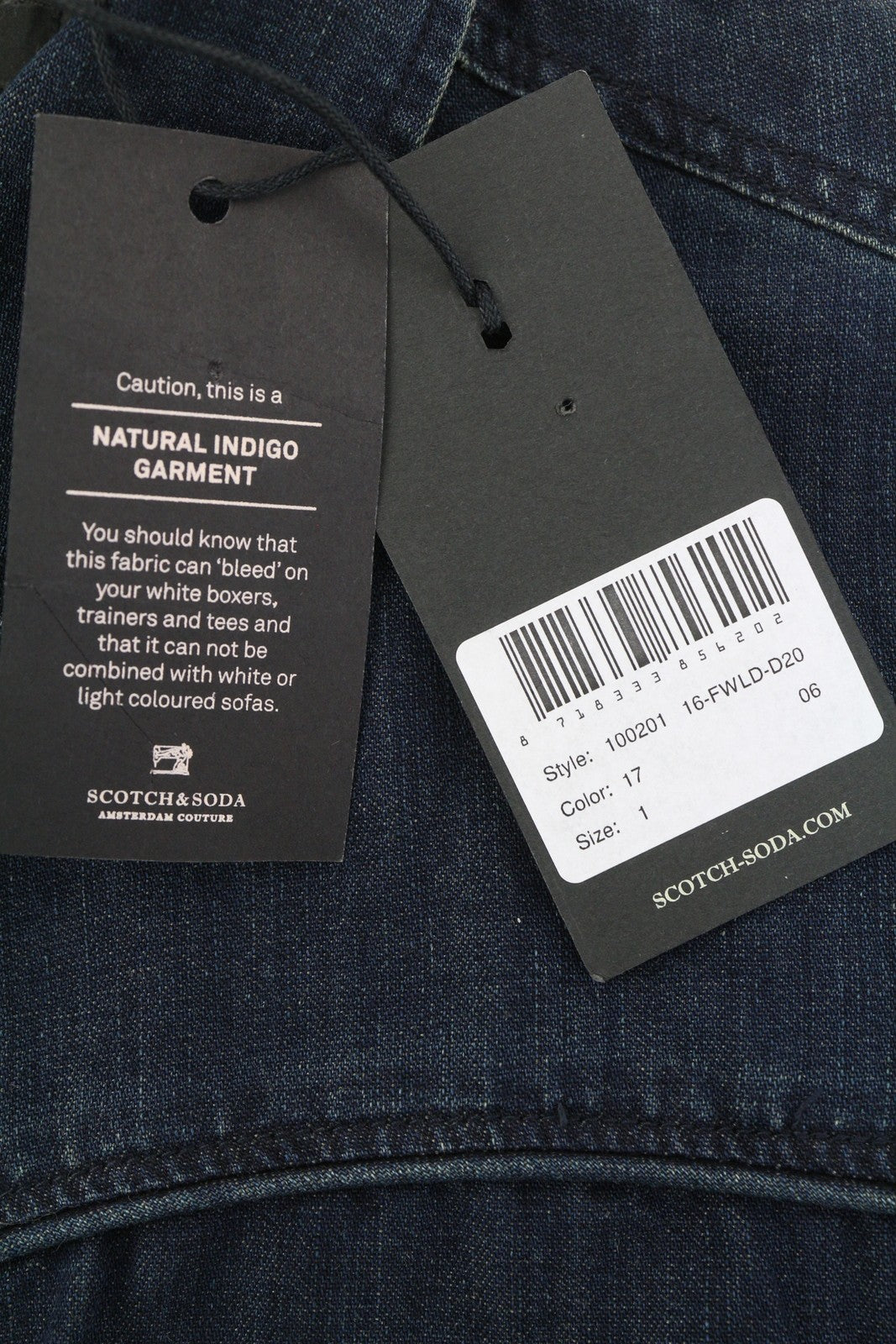 SCOTCH & SODA Women Shirt S Dark Blue Denim Snap Button Patch Pocket Casual