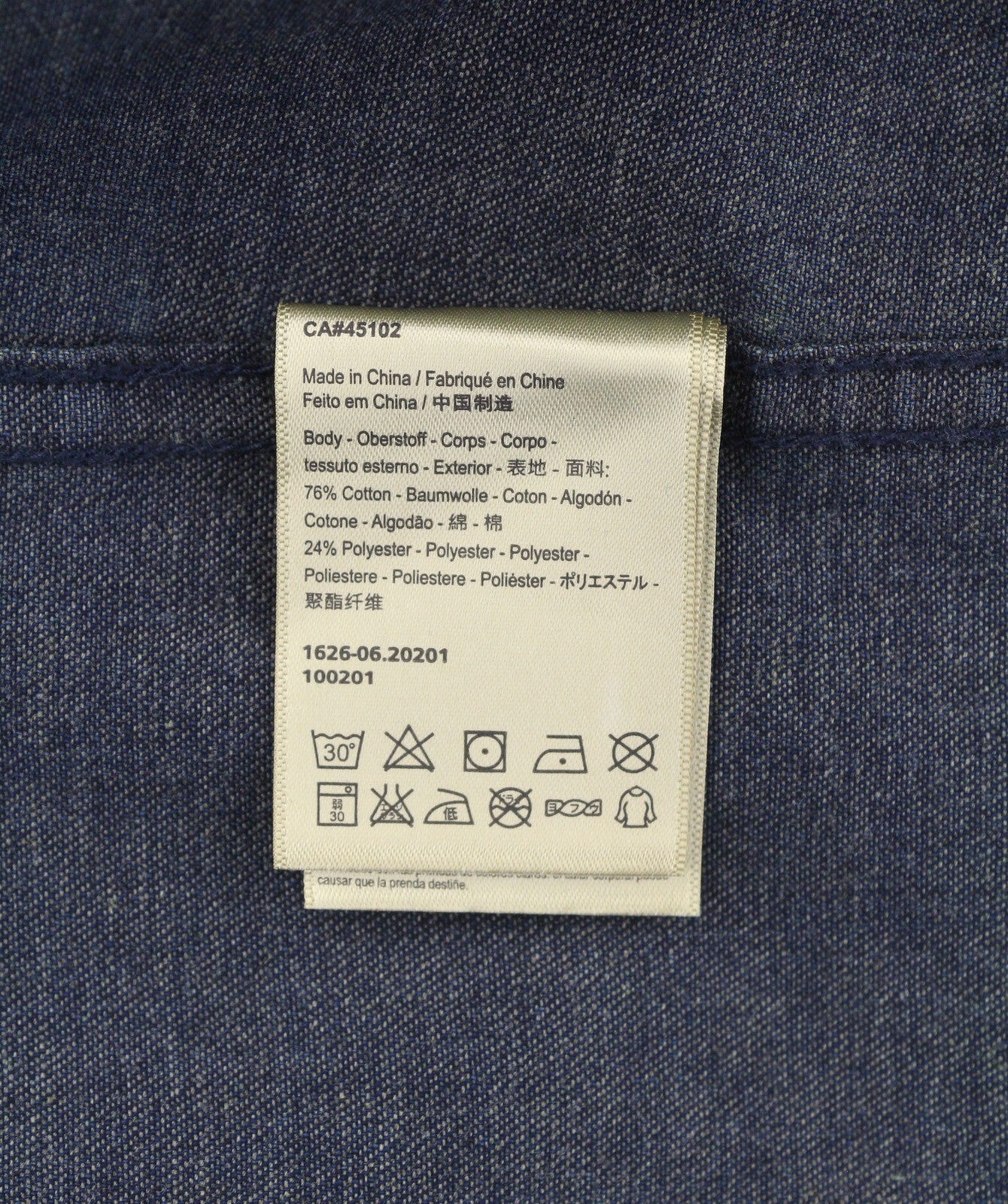 SCOTCH & SODA Women Shirt S Dark Blue Denim Snap Button Patch Pocket Casual