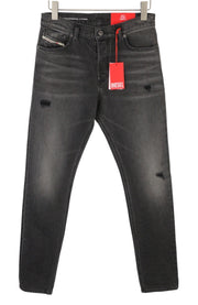 DIESEL 1995 D-Sark 09G19 Men Jeans W30/L32 Grey Faded Distress Slim RRP225