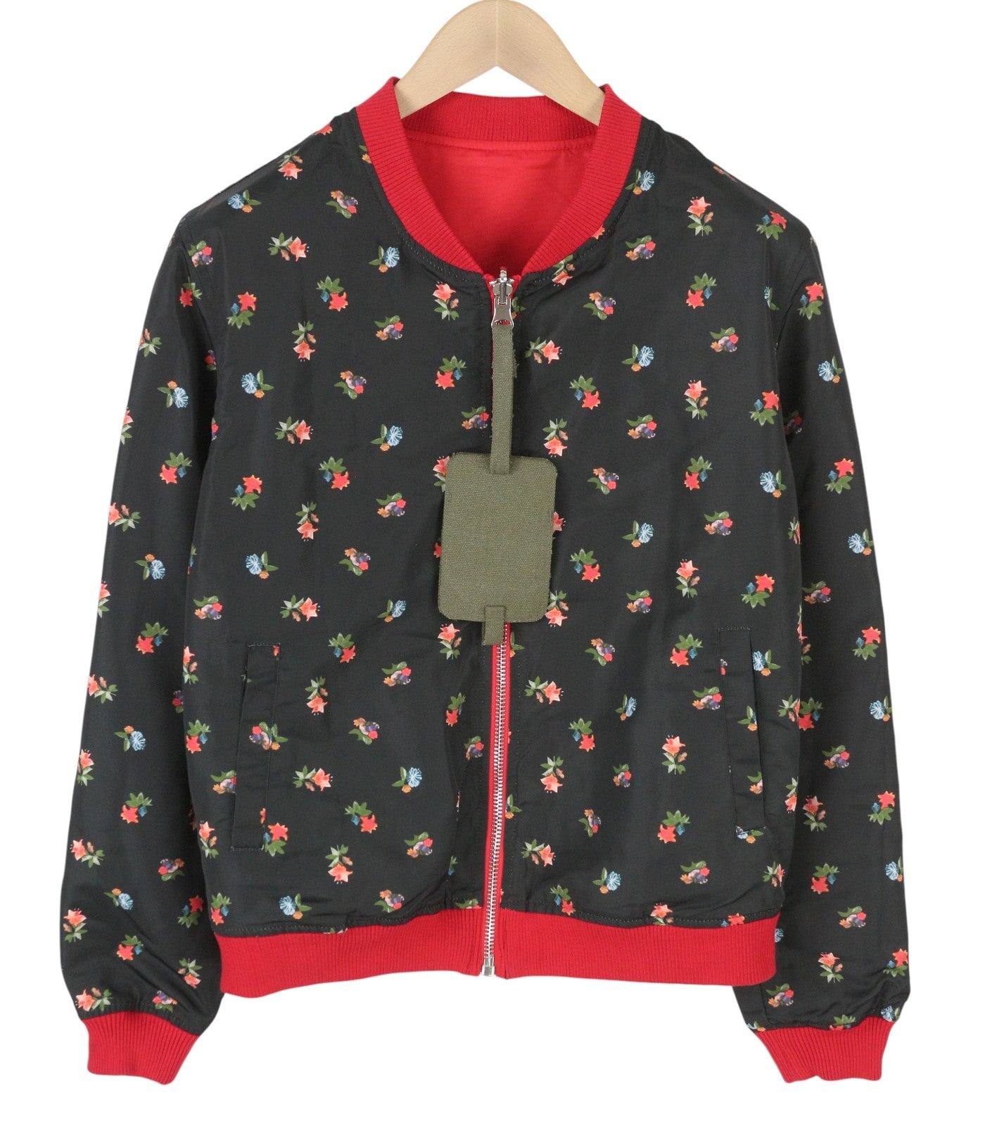 KENGSTAR Bomber Corto Nylon Double Face Women Jacket M Reversible Light