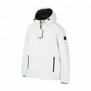 WOOLRICH Pacific Soft Shell Men Jacket L White Down Waterproof RRP550