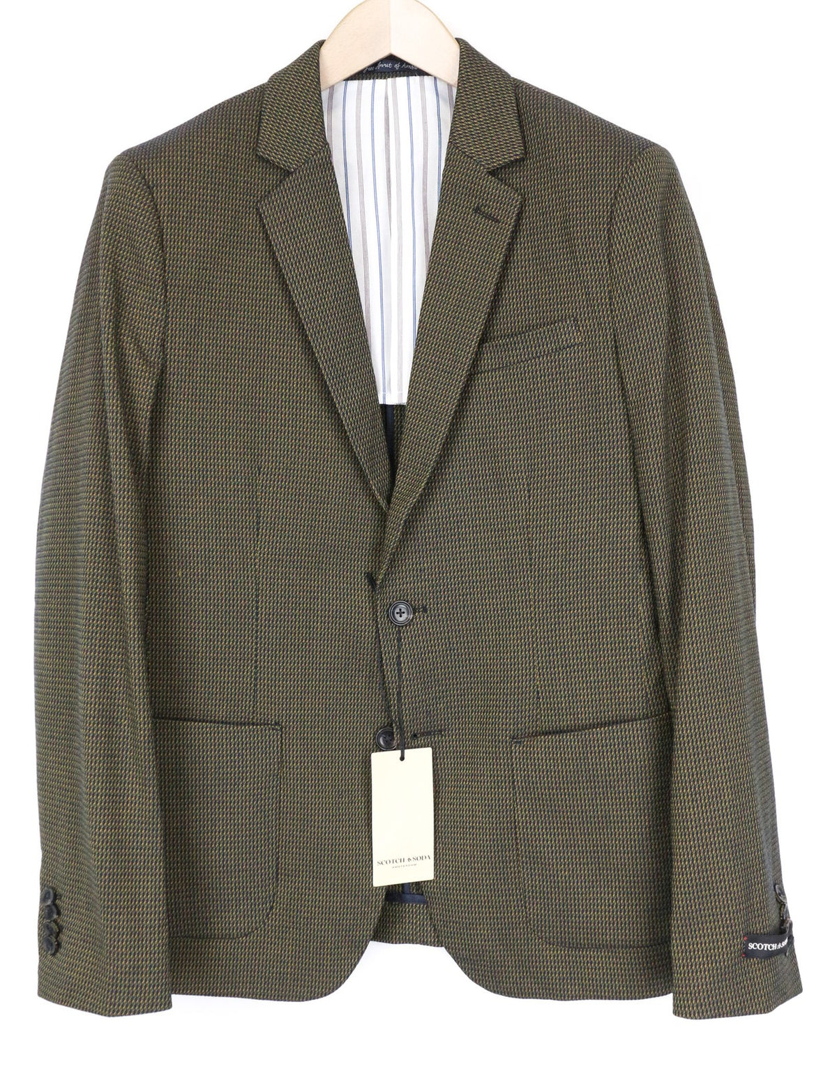Grüner Blazer aus Polyester