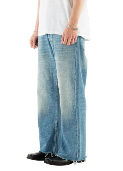 EYTYS Avalon Torn Indigo Cropped Bootcut Women Jeans W31/L32 Men Unisex RRP370