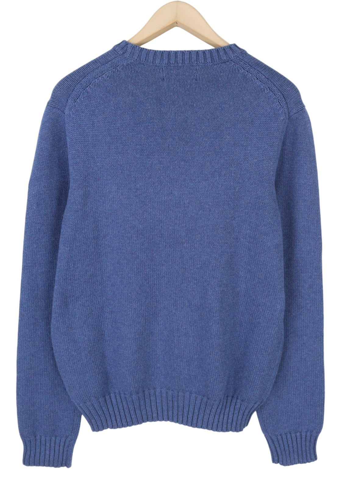 RALPH LAUREN Classics Blue Men Jumper L Cotton USA Flag Knit Pull On RRP499