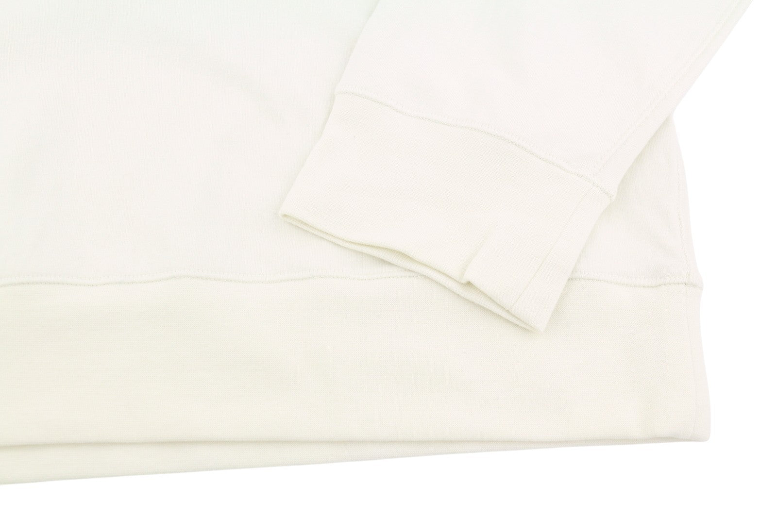 RALPH LAUREN Men Sweatshirt 2XL Cream High Neck Half Zip Logo Pull On RRP199