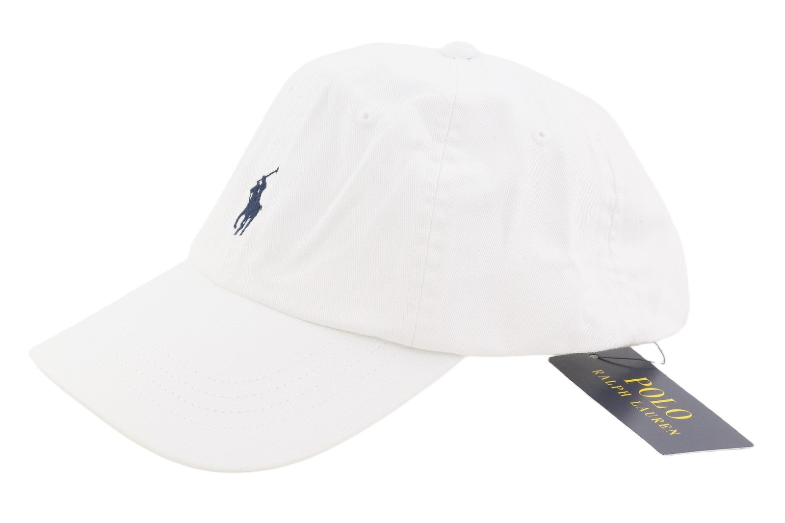 RALPH LAUREN Core Replen Men Cap OS White Logo Embroidered Baseball Unisex