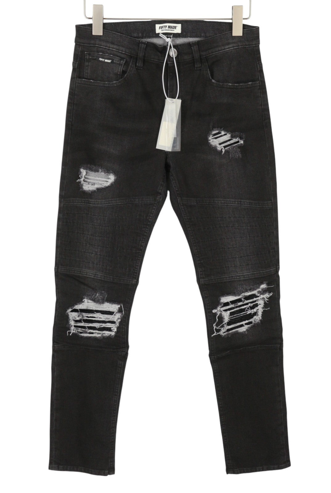 THE GIVING MOVEMENT Fifty Made Men Jeans W36 Distress Skinny Limited Edition