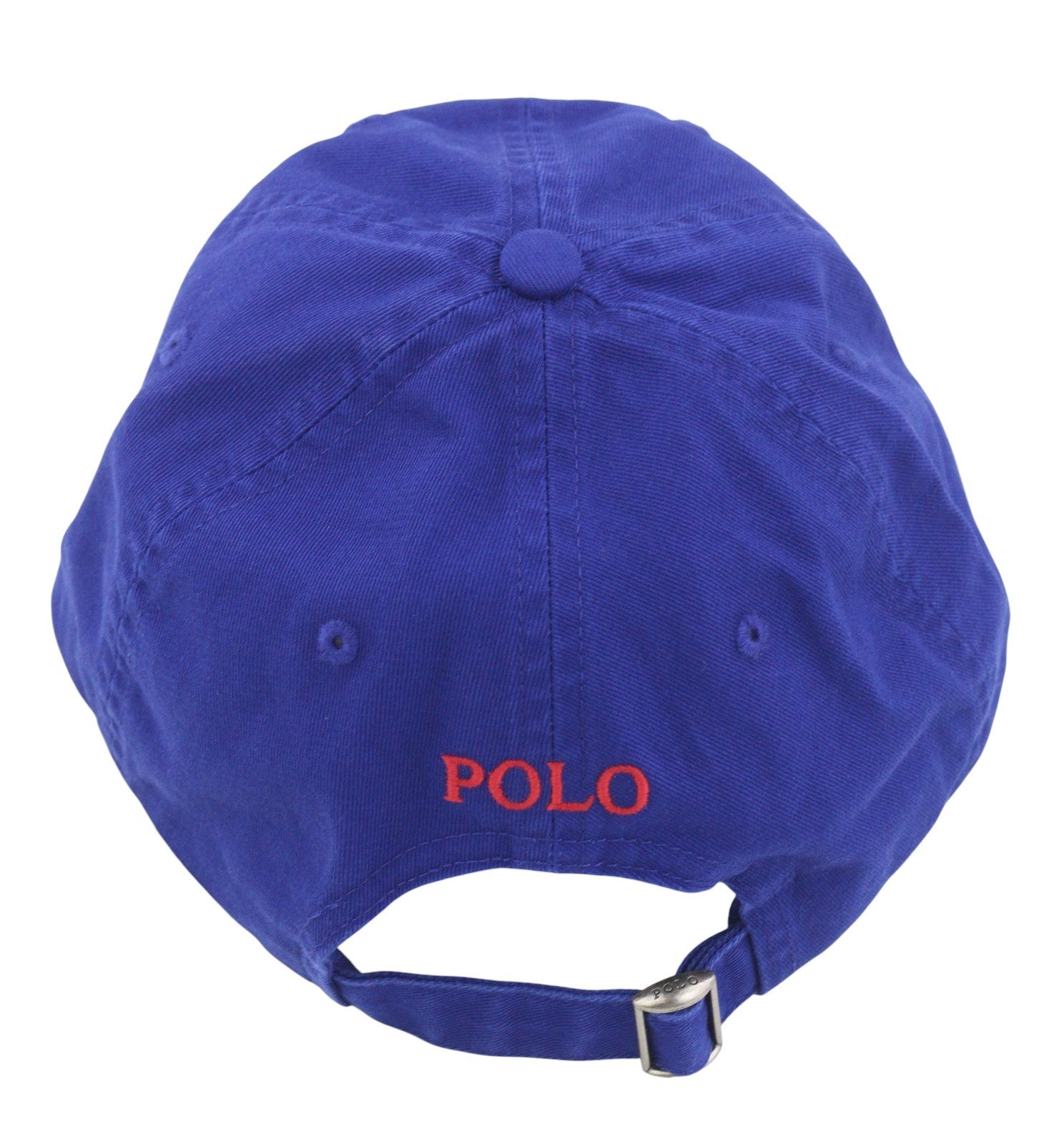 RALPH LAUREN Men Cap OS Blue Cotton Baseball Hat Embroidered Logo Unisex