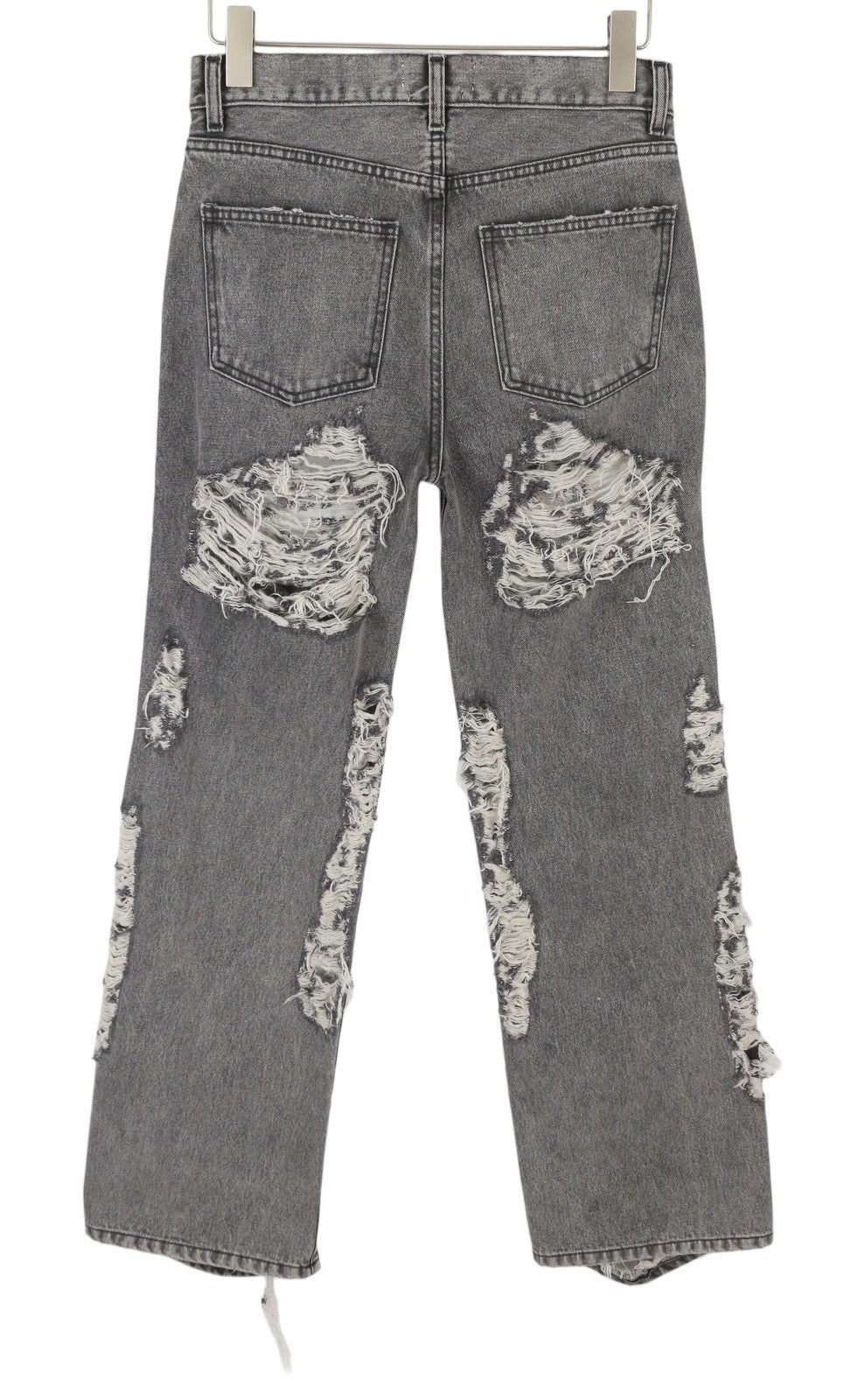 THE GIVING MOVEMENT Fifty Made Women Jeans W26 Grey Distress Limited Edition