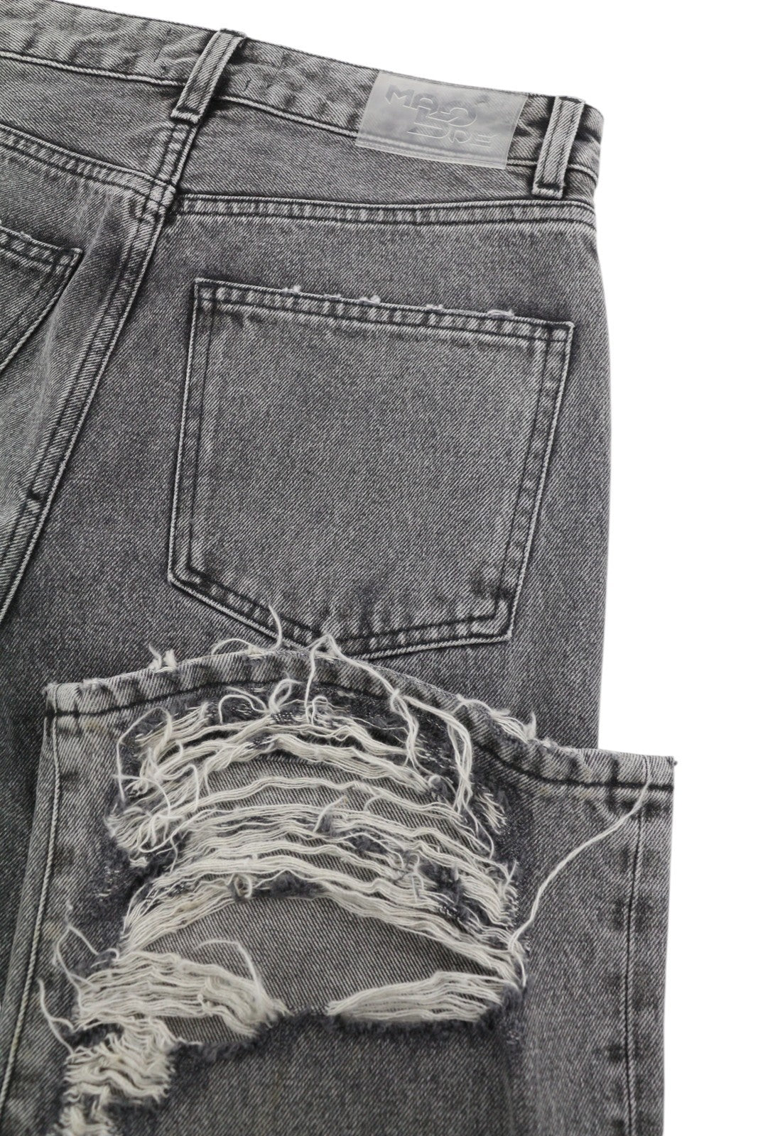 THE GIVING MOVEMENT Fifty Made Women Jeans W30 Grey Distress Limited Edition