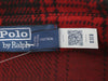 Red Polyester Button-Up