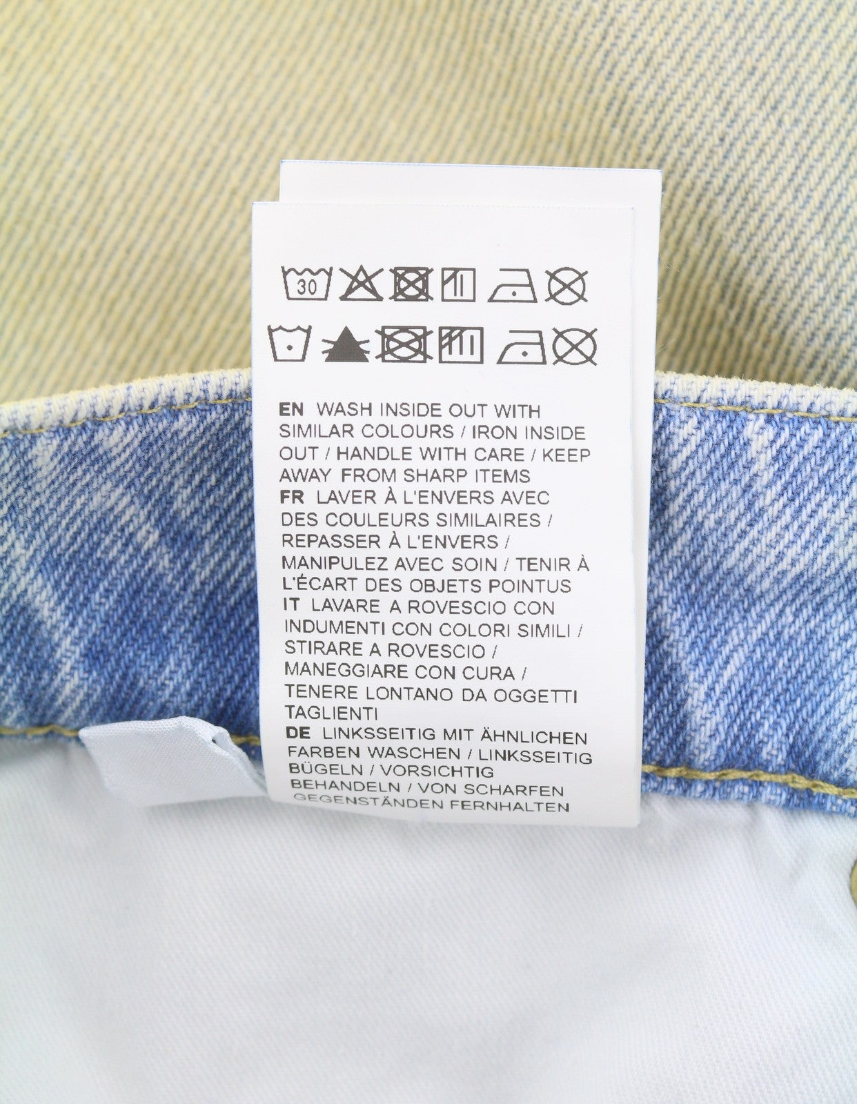 EYTYS Echo Bronze Ultra Baggy Women Jeans W30/L32 Aged Look Men Unisex RRP370