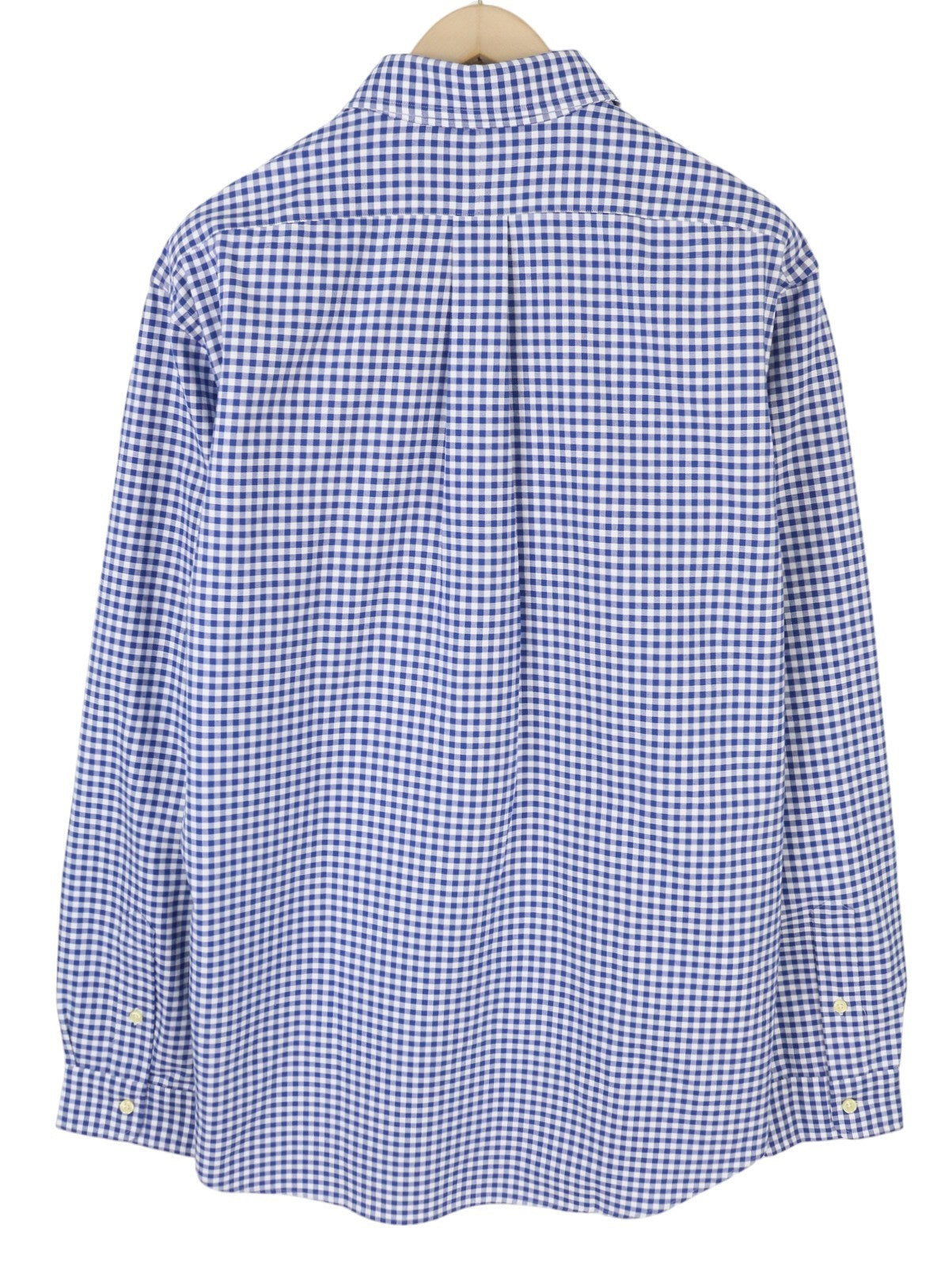 RALPH LAUREN Core Replen Men Shirt XL Blue Check Casual Button-Down RRP159