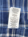 Blue Cotton Button-Up