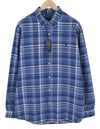 Blue Cotton Button-Up
