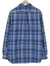 Blue Cotton Button-Up