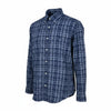 Blue Cotton Button-Up