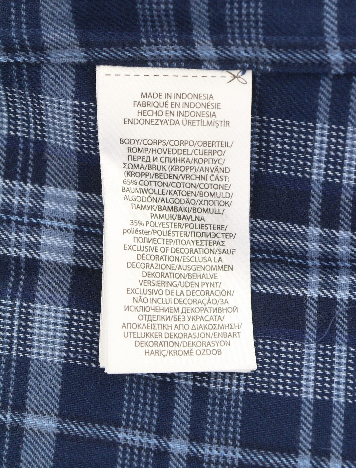 RALPH LAUREN Men Shirt M Blue Performance Plaid Custom Fit Flannel RRP169