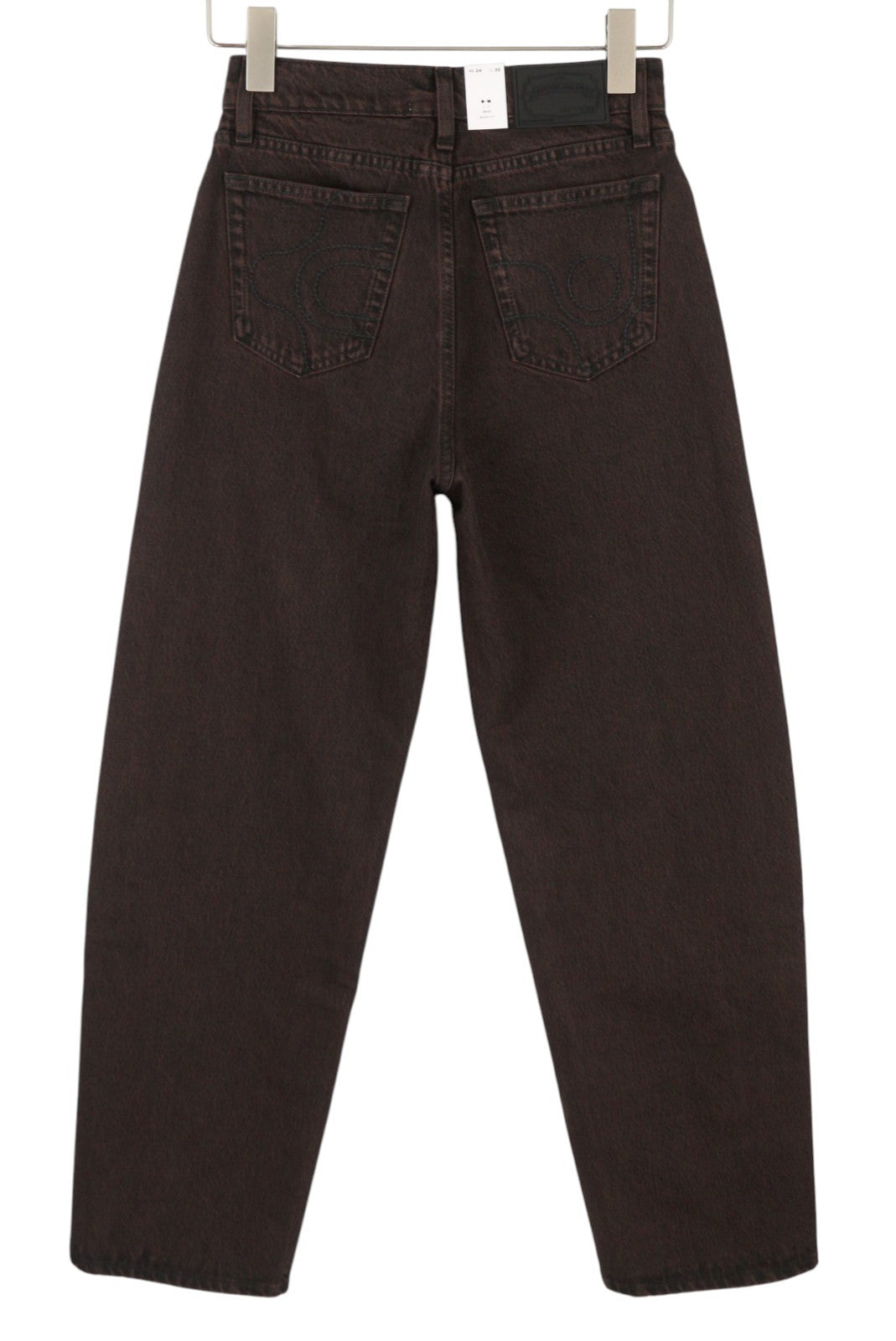 EYTYS Benz Sepia Baggy Fit Women Jeans W33/L32 Brown Faded Men Unisex RRP370