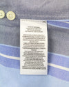 Blue Cotton Button-Up