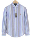 Blue Cotton Button-Up