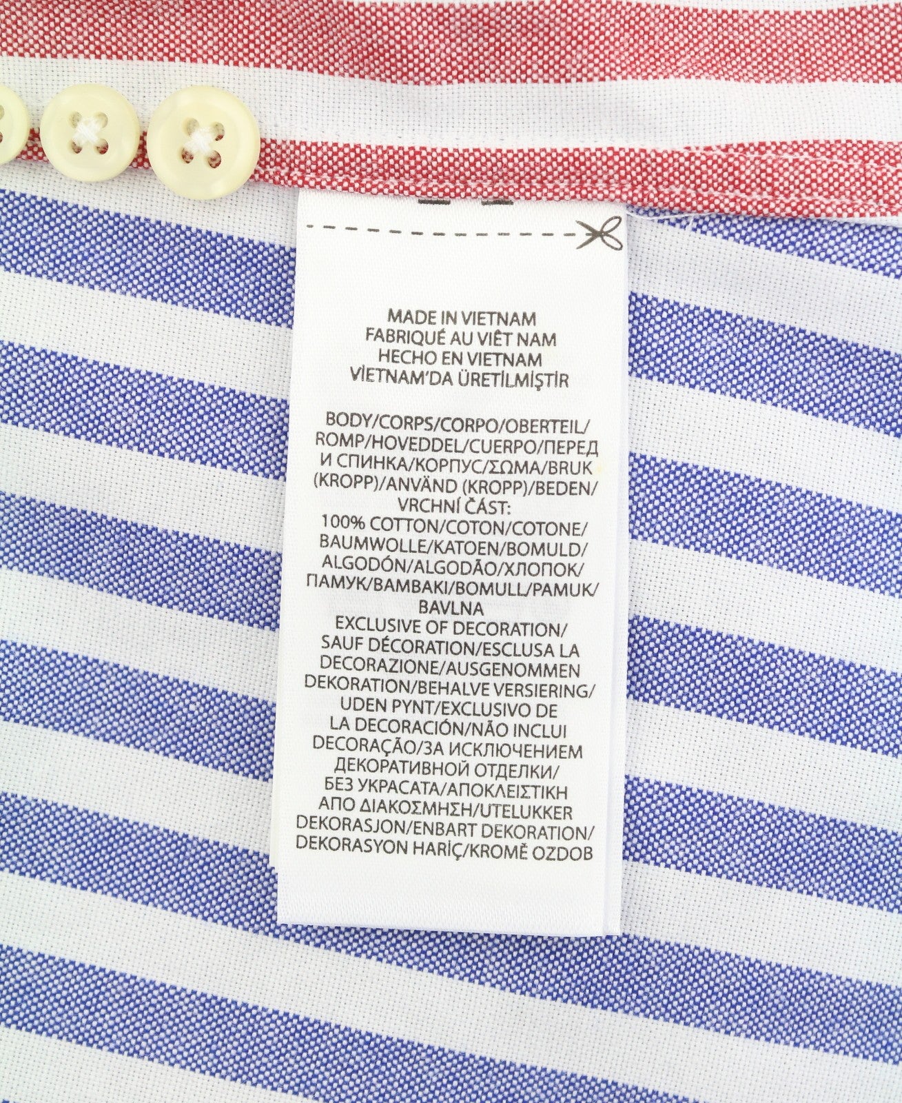 RALPH LAUREN Men Shirt M Stripe Custom Fit Button-Down Pocket Logo RRP219