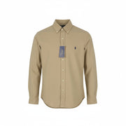 RALPH LAUREN Core Replen Men Shirt XS Brown Custom Fit Button-Down RRP149