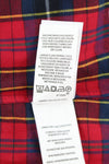 Red Cotton Button-Up