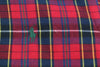 Red Cotton Button-Up