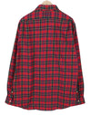 Red Cotton Button-Up