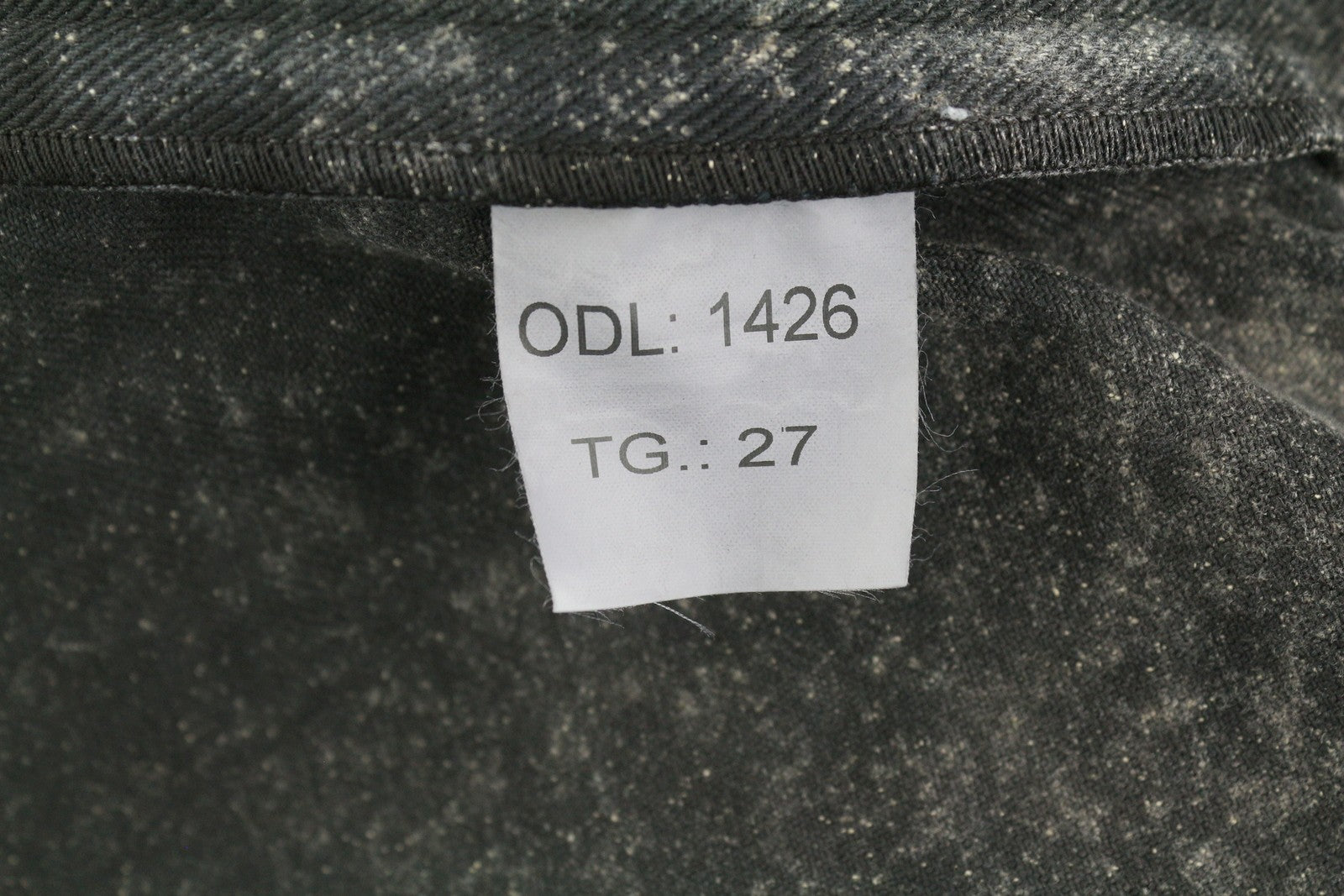 KHRISJOY Women Jeans W27 Grey Faded Washed Straight Fit High Waist Zip Fly Denim