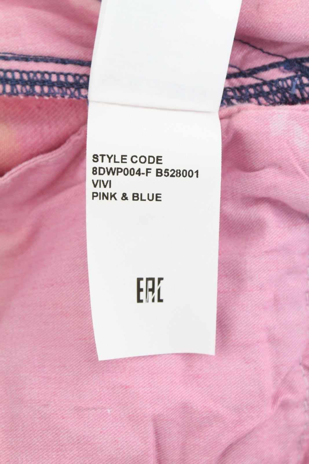 DARKPARK Vivi Cargo Denim Women Jeans 25 PB Pink & Blue Wide Leg Relaxed Fit