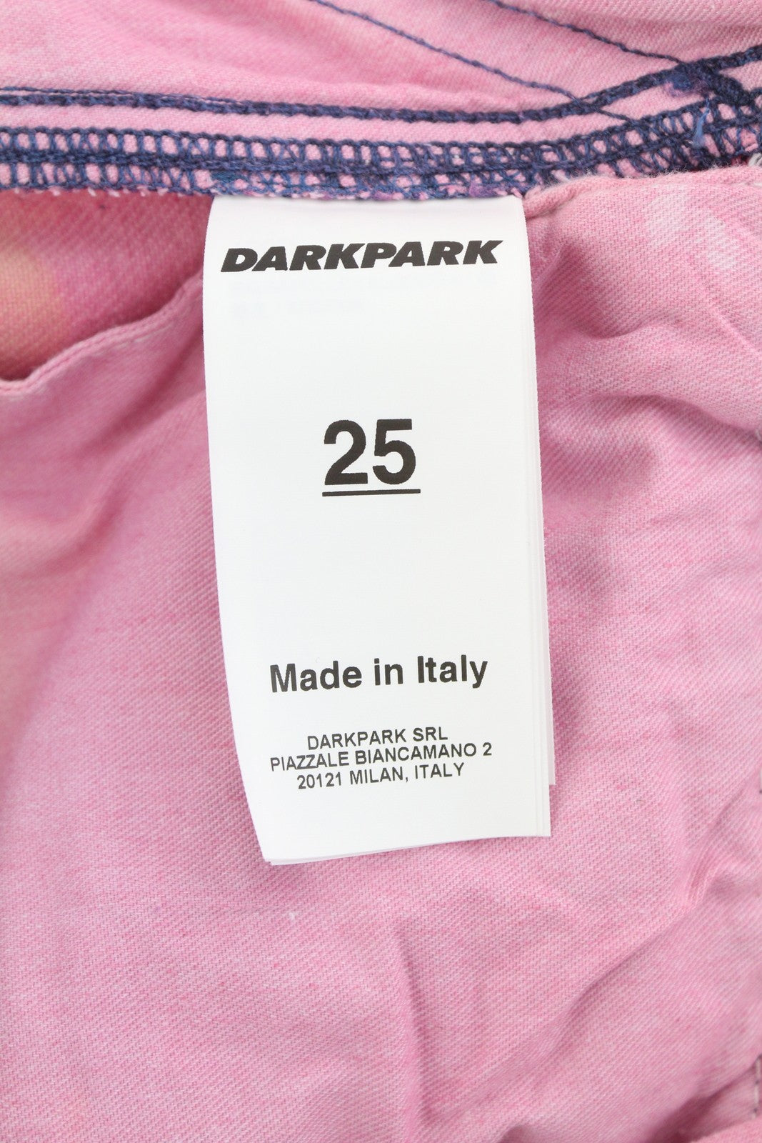 DARKPARK Vivi Cargo Denim Women Jeans 25 PB Pink & Blue Wide Leg Relaxed Fit