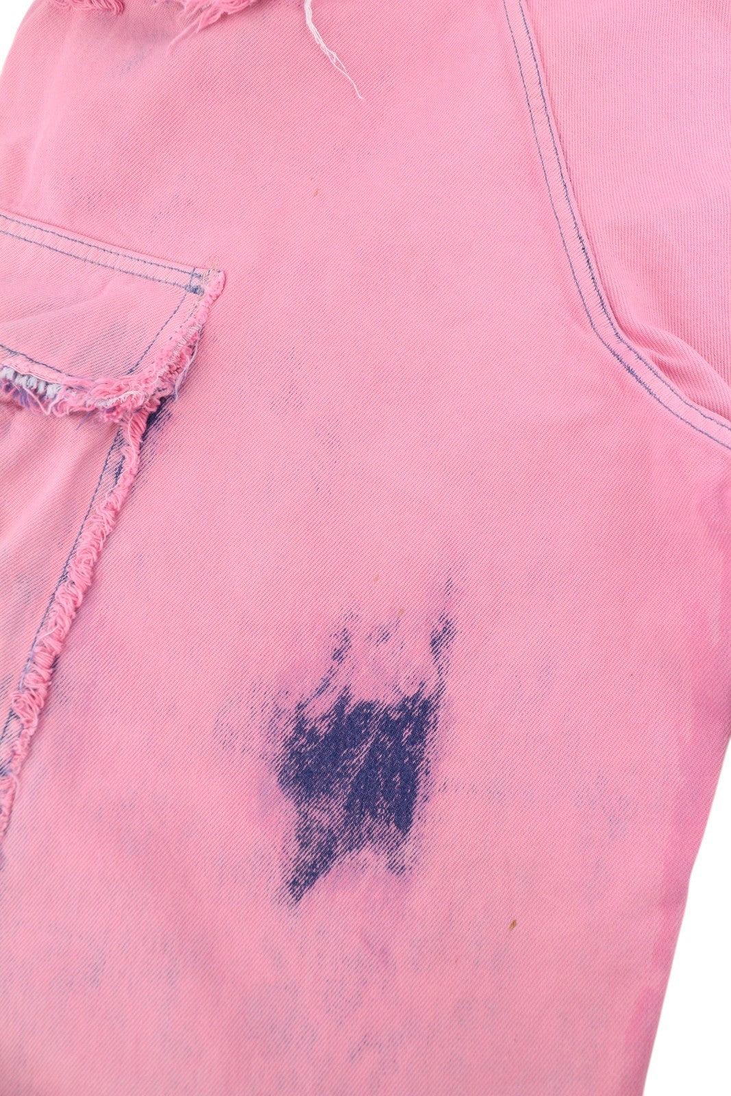 DARKPARK Vivi Cargo Denim Women Jeans 27 PB Pink & Blue Wide Leg Relaxed Fit