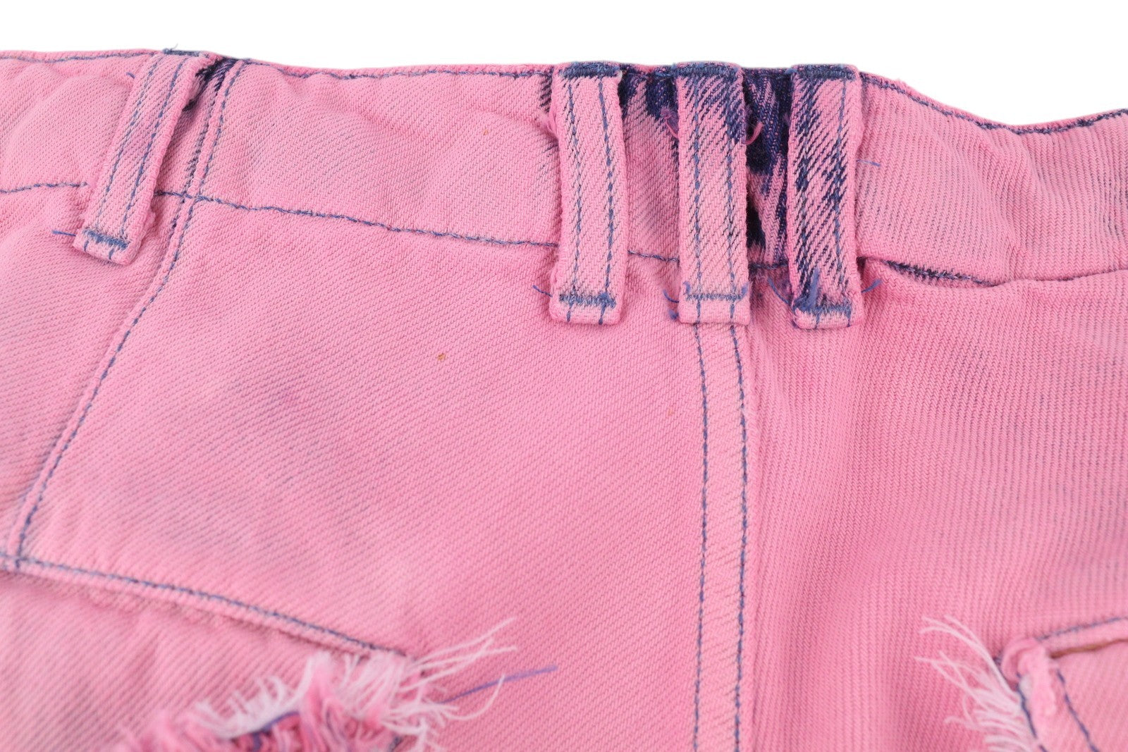 DARKPARK Vivi Cargo Denim Women Jeans 27 PB Pink & Blue Wide Leg Relaxed Fit
