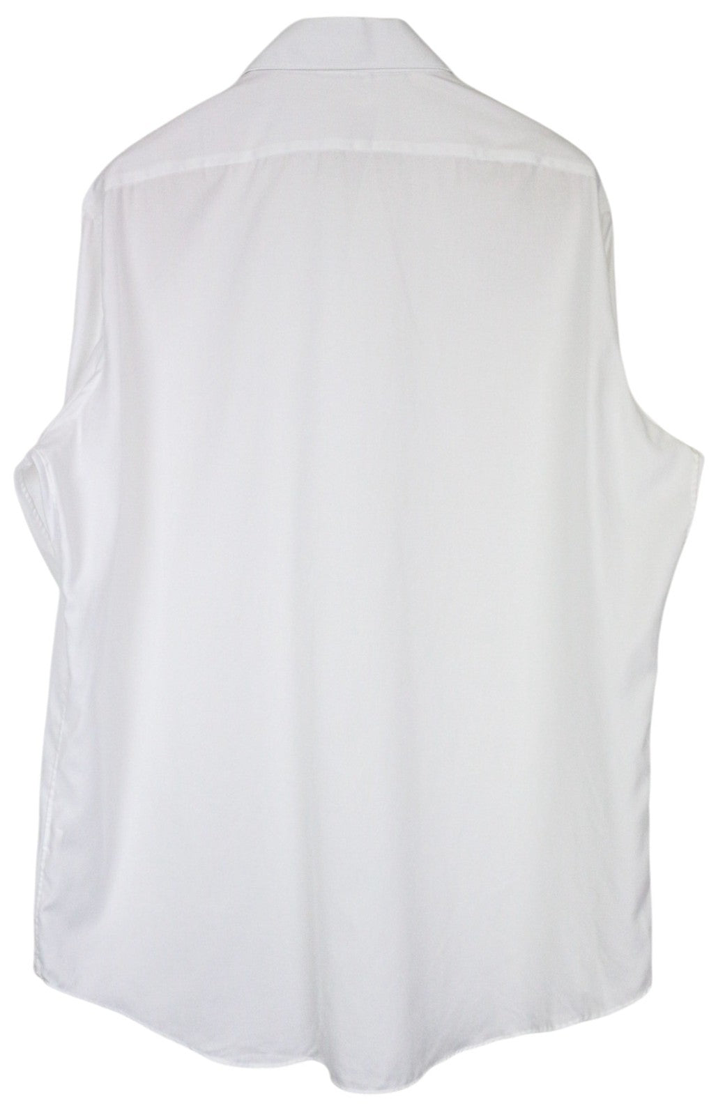 SUITSUPPLY Traveller Men's Shirt 45/17 3/4 Slim White Cotton Long Sleeve