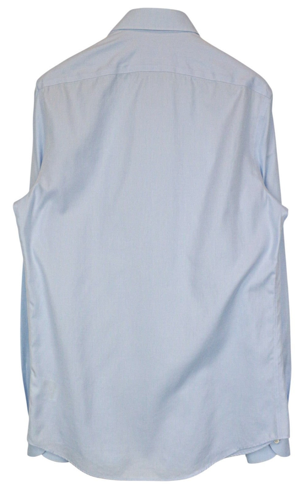 SUITSUPPLY Traveller Men's Shirt 39L/15 1/2L Slim Blue Cotton Long Sleeve