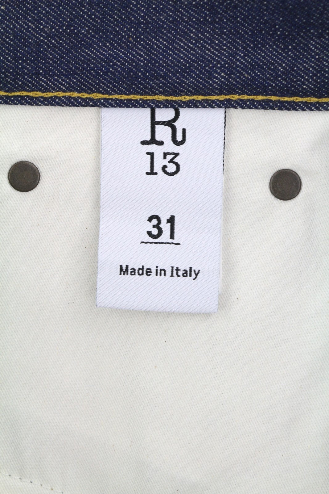 R13 Wayne Articulated Knee Women Jeans 31 Hester Blue Pleated Loose Baggy Denim