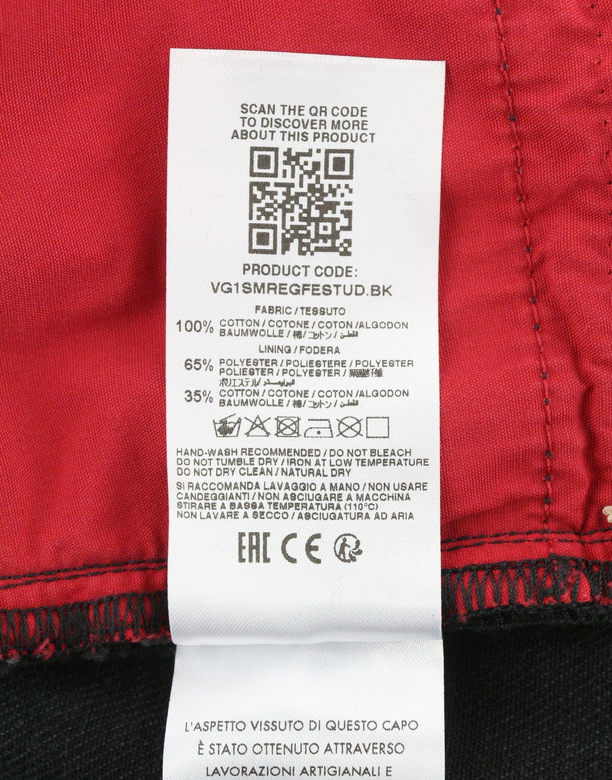 VICTORY GATE Denim Regular Fit Black Collection Studs Men Jeans W30 Faded RRP650