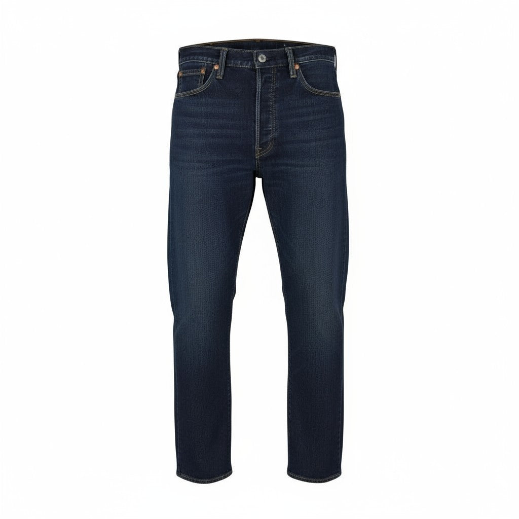 LEVI'S 501 Men Jeans W33/L30 Premium Straight Advanced Stretch Washed Blue